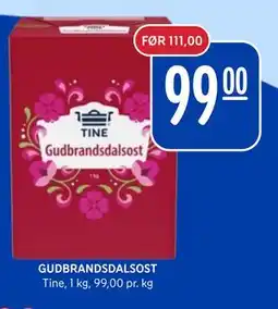 Rema 1000 GUDBRANDSDALSOST tilbud