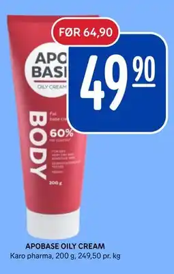 Rema 1000 APOBASE OILY CREAM tilbud