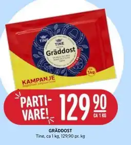 Rema 1000 GRÄDDOST tilbud