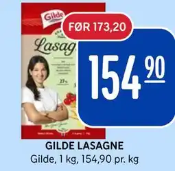 Rema 1000 GILDE LASAGNE tilbud