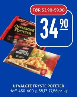 Rema 1000 UTVALGTE FRYSTE POTETER tilbud