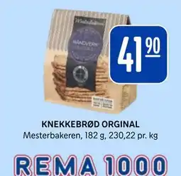 Rema 1000 KNEKKEBRØD ORGINAL tilbud