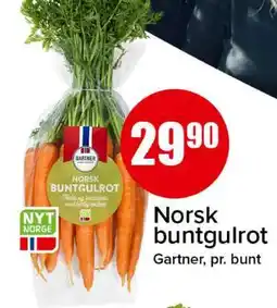 Spar Norsk buntgulrot tilbud