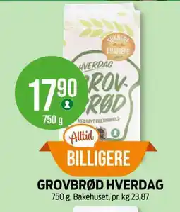 Kiwi GROVBRØD HVERDAG tilbud