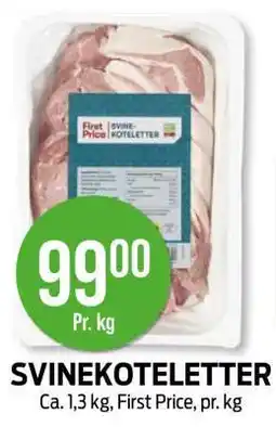 Kiwi SVINEKOTELETTER tilbud