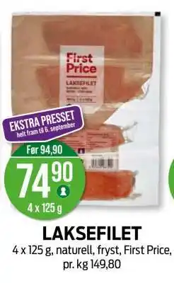 Kiwi LAKSEFILET tilbud