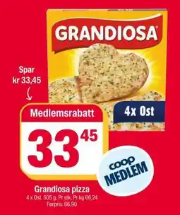 Coop Extra Grandiosa pizza tilbud