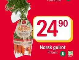 Coop Extra Norsk gulrot tilbud