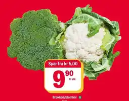 Coop Extra BROKKOLI/BLOMKÅL tilbud