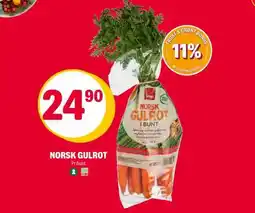 Coop Extra Norsk gulrot tilbud