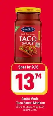 Coop Extra Santa Maria Taco Sauce Medium tilbud
