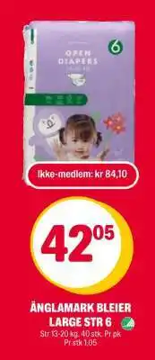 Coop Extra ÄNGLAMARK BLEIER LARGE STR 6 tilbud