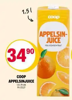 Coop Extra COOP APPELSINJUICE tilbud