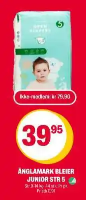 Coop Extra ÄNGLAMARK BLEIER JUNIOR STR 5 tilbud