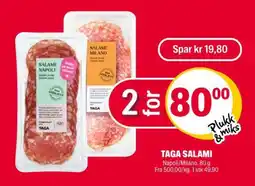 Coop Extra TAGA SALAMI tilbud