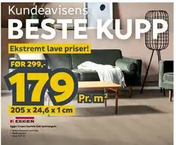 Megaflis Egger Cream Seefeld Oak laminatgulv tilbud