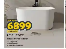Megaflis Celeste Treviso badekar tilbud