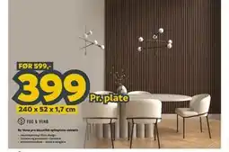 Megaflis By Venø pro akustikk spileplate valnøtt tilbud