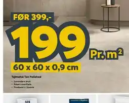 Megaflis Tajmahal Tan Polished tilbud