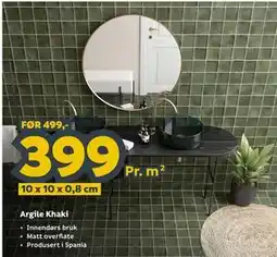 Megaflis Argile Khaki tilbud