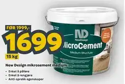 Megaflis New Design mikrosement medium tilbud
