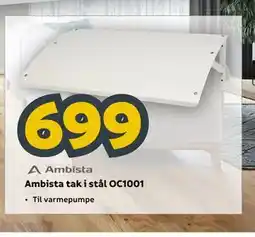 Megaflis Ambista tak i stål OC1001 tilbud