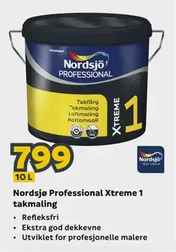Megaflis Nordsjø Professional Xtreme 1 takmaling tilbud