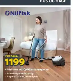 Megaflis Nilfisk one wb10p05a støvsuger eu tilbud