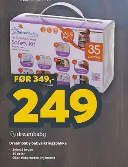 Megaflis Dreambaby babysikringspakke tilbud