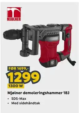 Megaflis Mjølner demoleringshammer 18J tilbud