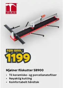 Megaflis Mjølner fliskutter SB900 tilbud