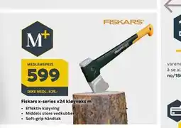 Megaflis Fiskars x-series x24 kløyvøks m tilbud