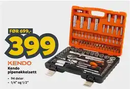 Megaflis Kendo pipenøkkelsett tilbud