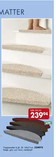 Sparkjøp Trappematter 6 pk tilbud