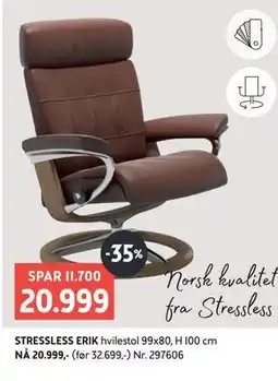 Bohus STRESSLESS ERIK tilbud
