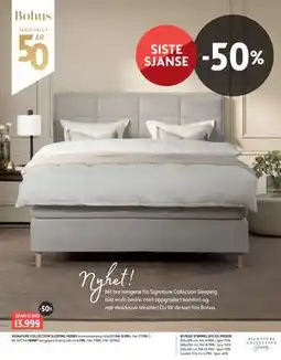 Bohus SIGNATURE COLLECTION SLEEPING HERØY kontinentalseng tilbud