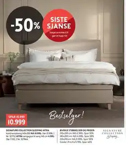 Bohus SIGNATURE COLLECTION SLEEPING HITRA tilbud