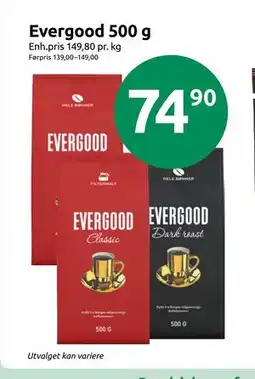 Joker Evergood 500 g tilbud