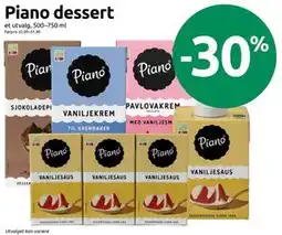 Joker Piano dessert tilbud