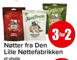 Spar Nøtter fra Den Lille Nøttefabrikken tilbud