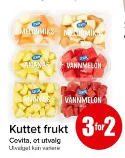 Spar Kuttet frukt tilbud