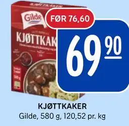 Rema 1000 KJØTTKAKER tilbud