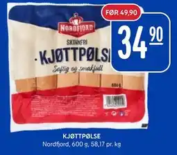 Rema 1000 KJØTTPØLSE tilbud