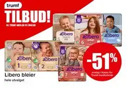 Spar Libero bleier tilbud