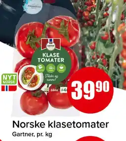 Spar Gartner Norkse klasetomater tilbud