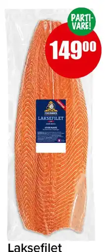 Spar Fiskemannen laksefilet tilbud