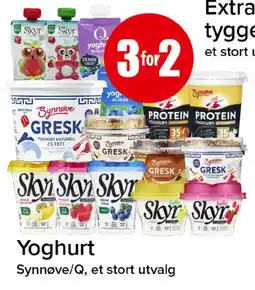 Spar Yoghurt Synnøve/Q, et stort utvalg tilbud