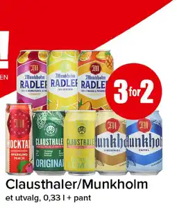 Spar Clausthaler/Munkholm tilbud