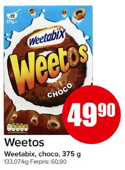 Spar Weetos Weetabix choco tilbud