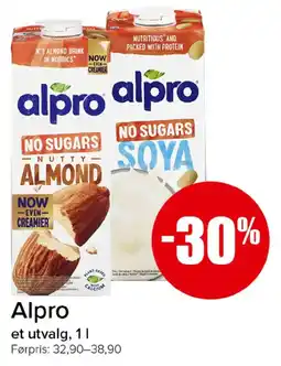 Spar Alpro et utvalg tilbud